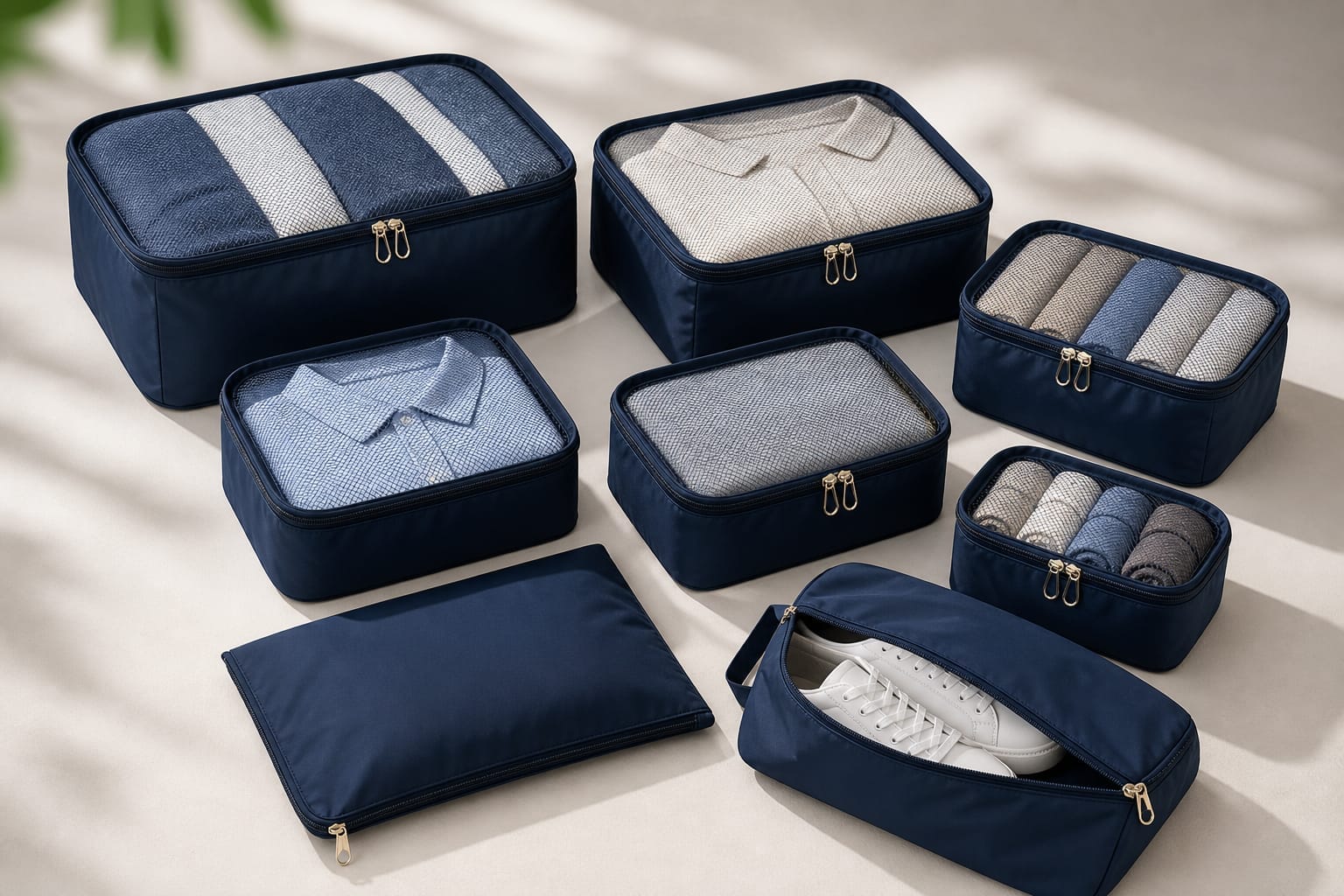 Complete Travel Organization System- Packing Cubes Set